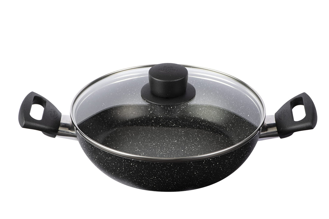 BALLARINI Vipiteno Bratentopf mit Deckel, Bräter Induktion, Antihaftbeschichtet, Schmortopf, Alumini