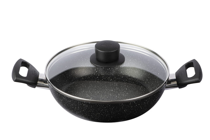 BALLARINI Vipiteno Bratentopf mit Deckel, Bräter Induktion, Antihaftbeschichtet, Schmortopf, Alumini