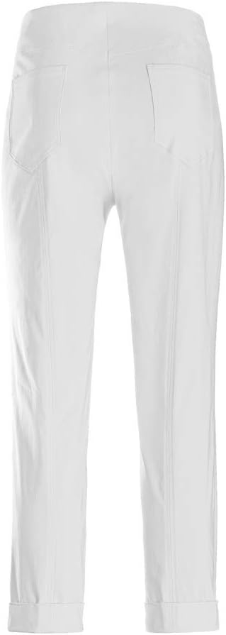 Stehmann Igor-680, Sportive 6/8-Stretchhose 36 Weiss, 36 Weiss