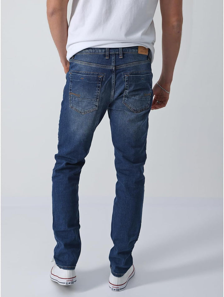 Miracle of Denim M.O.D Herren Jeans Hose Cornell Regular Stretchdenim Salta Blue 32W / 32L Saltablau