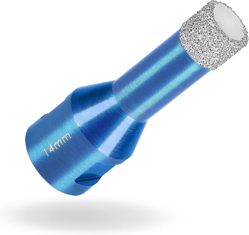 Profi Fliesenbohrer 14mm x M14 - Diamantbohrer für harte Fliesen, Feinsteinzeug uvm. Diamantbohrkron
