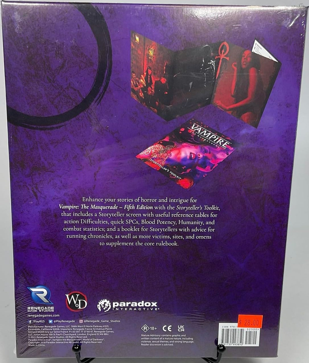 Vampire The Masquerade Storyteller Screen & Toolkit