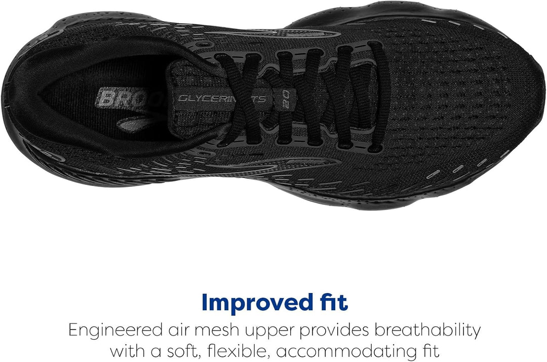 Brooks Ghost Gtx M, Herren Sportschuhe - Running 42.5 EU Schwarz Schwarz Ebenholz, 42.5 EU Schwarz S
