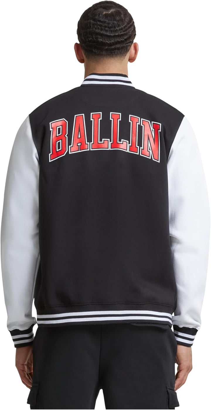 Mister Tee Herren Ballin 23 College Jacket, S