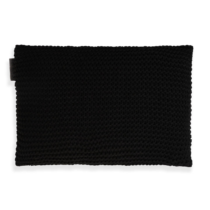 KNIT FACTORY - Vinz Kissen - Schwarz - 60x40 cm 60x40 cm Schwarz, 60x40 cm Schwarz
