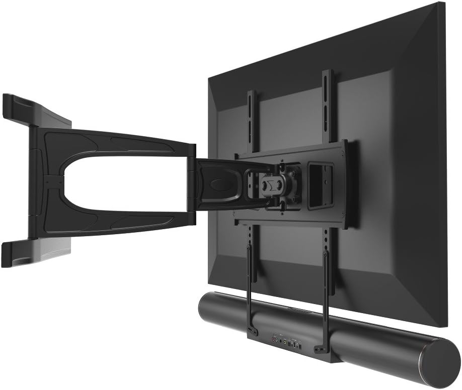 Hama TV-Soundbar-Halterung, universell für alle TV-Geräte, Bildschirmdiagonalen und Soundbars (auch