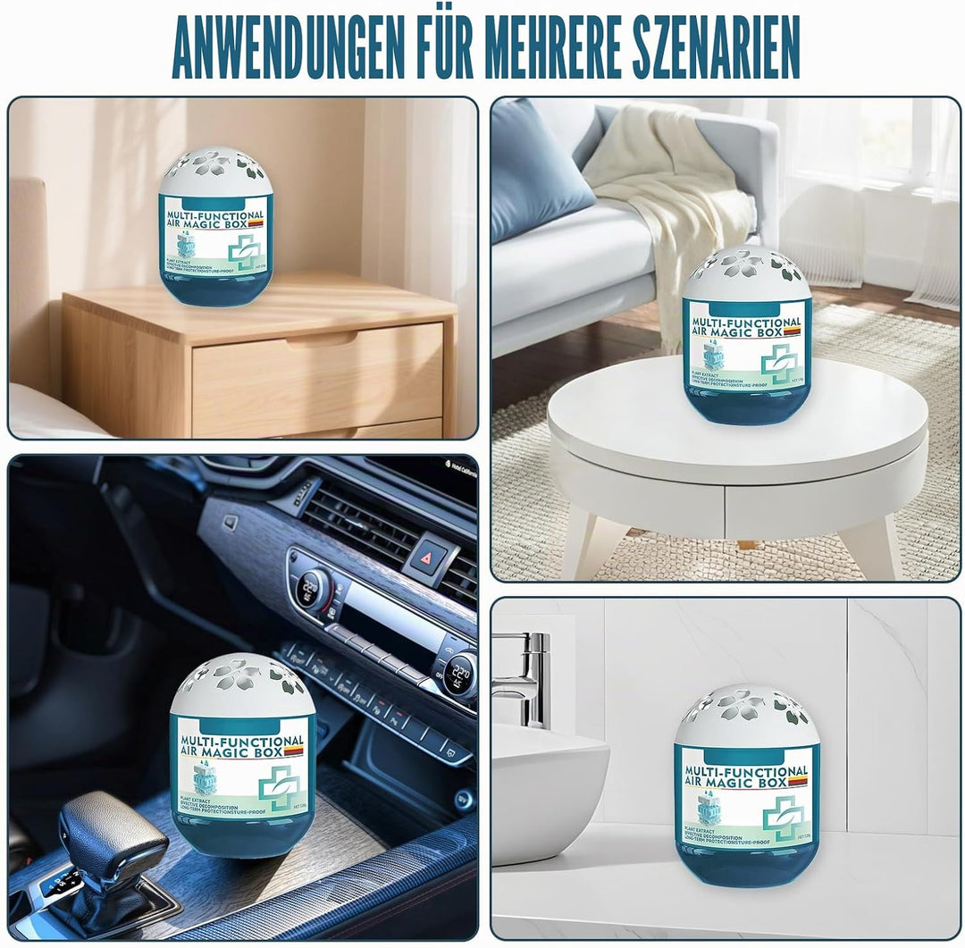 3 Stück Indoor Luftreinigung Staub Entfernung Magic Box,Multifunktionale Lufterfrisch Staubfänger Fü