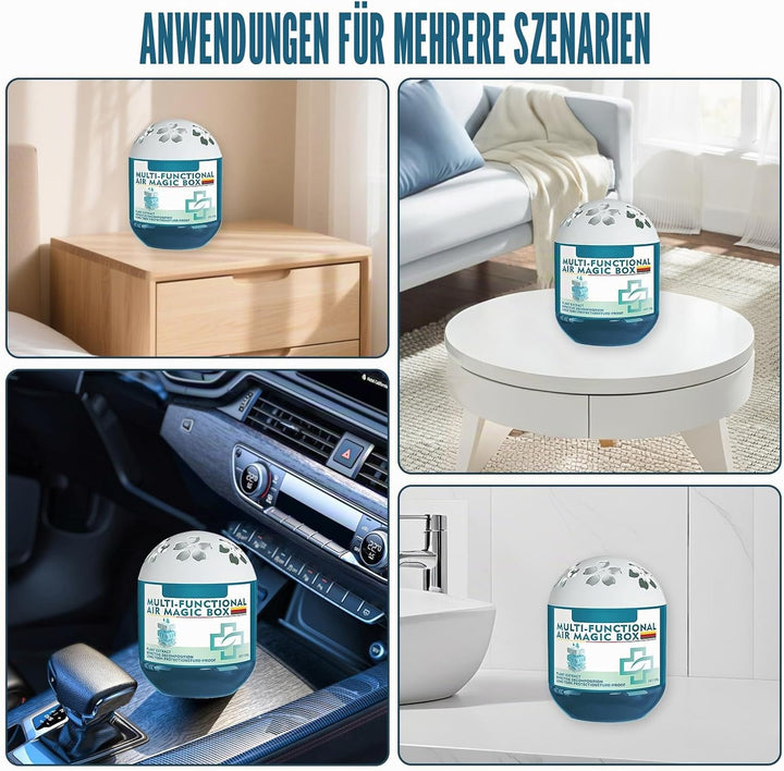 3 Stück Indoor Luftreinigung Staub Entfernung Magic Box,Multifunktionale Lufterfrisch Staubfänger Fü