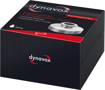 Dynavox Plattenspieler-Stabilizer PST330, Auflagegewicht für Plattenspieler aus Aluminium, Gewicht 3
