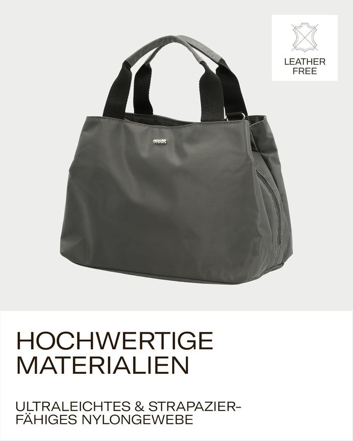 Picard Damen Henkeltasche HAPPY aus Nylon Klein, Mittel | mit Magnetverschluss | Henkeltasche | Allt