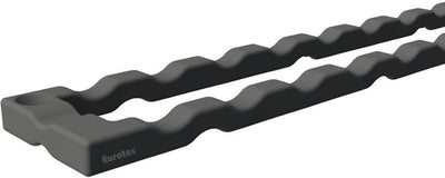 Eurotec 944803 Distanzleiste für Terrassendielen, schwarz