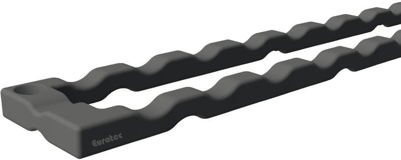 Eurotec 944803 Distanzleiste für Terrassendielen, schwarz