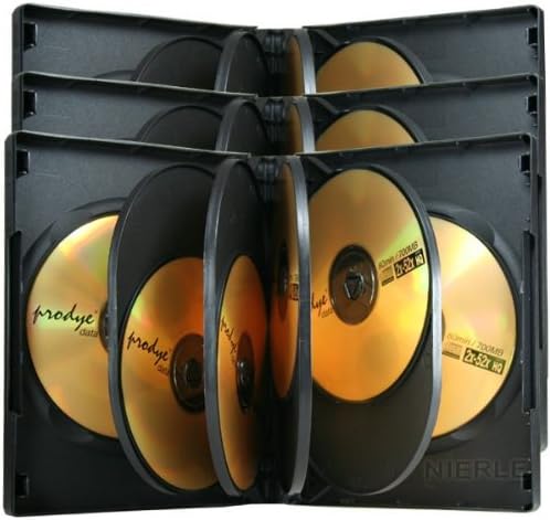 Prodye DVD-Hüllen 12er schwarz - 10 Stück