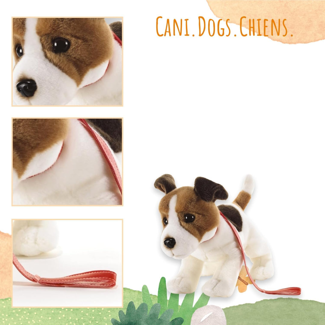 Plüsch & Company 15782 "Hunde Milo JRT mit Leine Plüsch Spielzeug, 32 cm