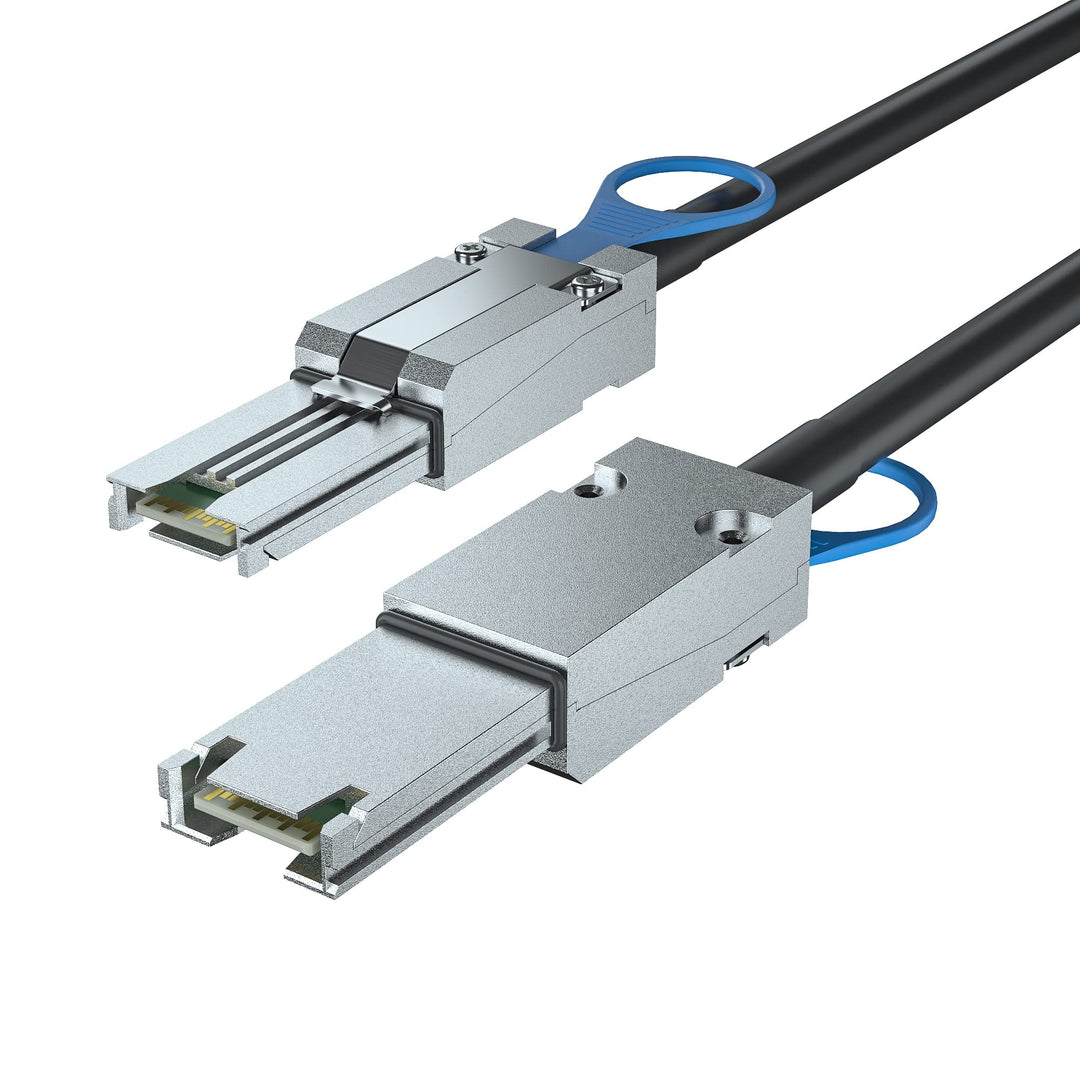 10Gtek® 6G External Mini SAS Kabel SFF-8088 zu SFF-8088, 100-Ohm, 3-Meter(9.8-ft) 3m SFF-8088 zu SFF
