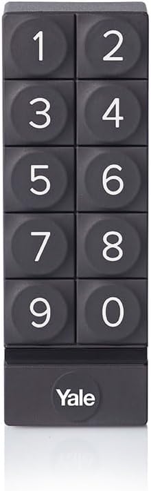 Yale Smart Keypad (05/301000/BL) – Schwarze Digitale Smart Lock-Tastatur für Linus mit One-Touch-Ver