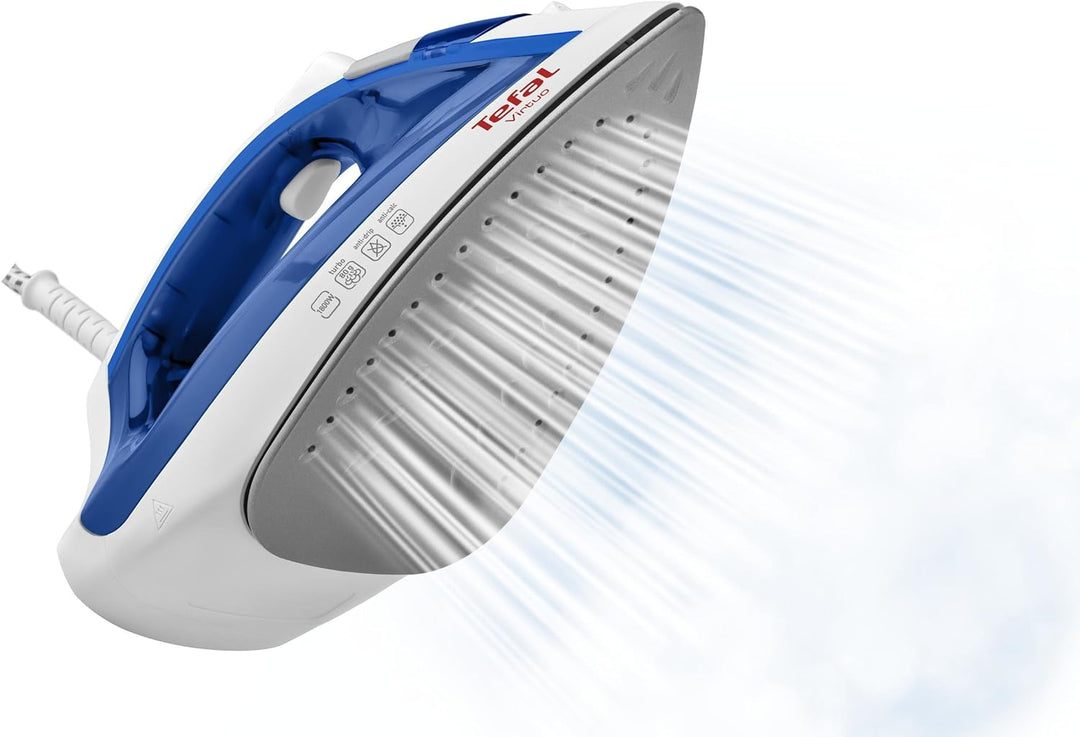 Tefal Virtuo FV 1711 Dampfbügeleisen, weiss/blau 1 30 * 13 * 16