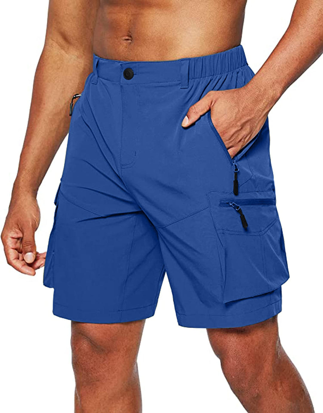 Tansozer Kurze Hosen Herren Sommer Schnelltrocknend Wanderhose Kurz Stretch Cargo Bermuda Sporthose