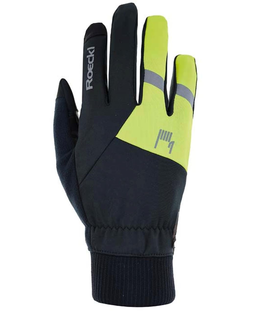 Roeckl Rofan 2 Winter Fahrrad Handschuhe lang schwarz/gelb 2024 Schwarz 6, Schwarz 6