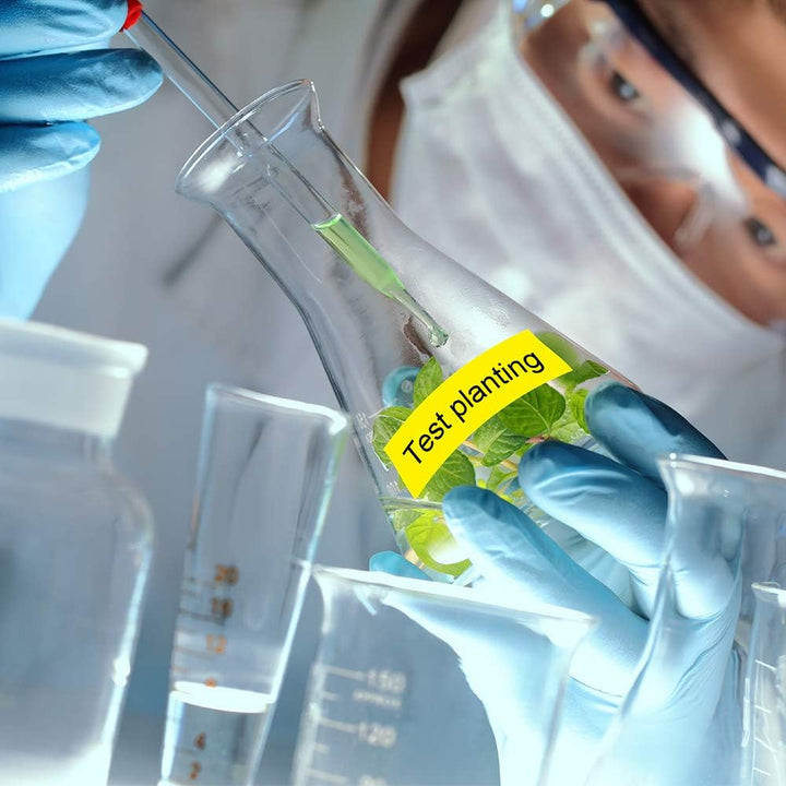 45018 12mm x 7m Kompatibel Dymo D1 Etikettenband Gelb 45018 S0720580, als Ersatz für D1 Etikettenban