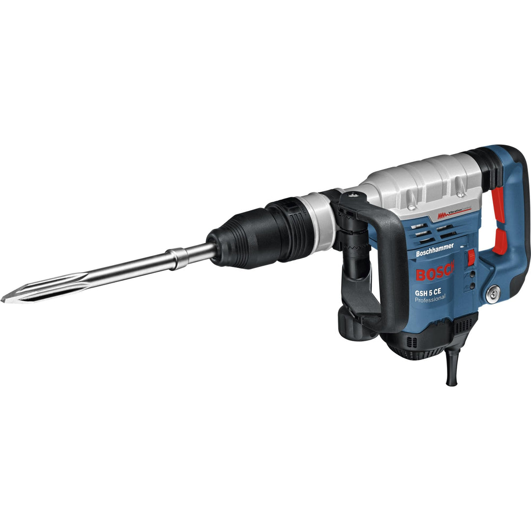 Bosch Professional Schlaghammer GSH 5 CE (mit SDS-max, 1.150 Watt, 400 mm Spitzmeissel, 8,3 J Schlag