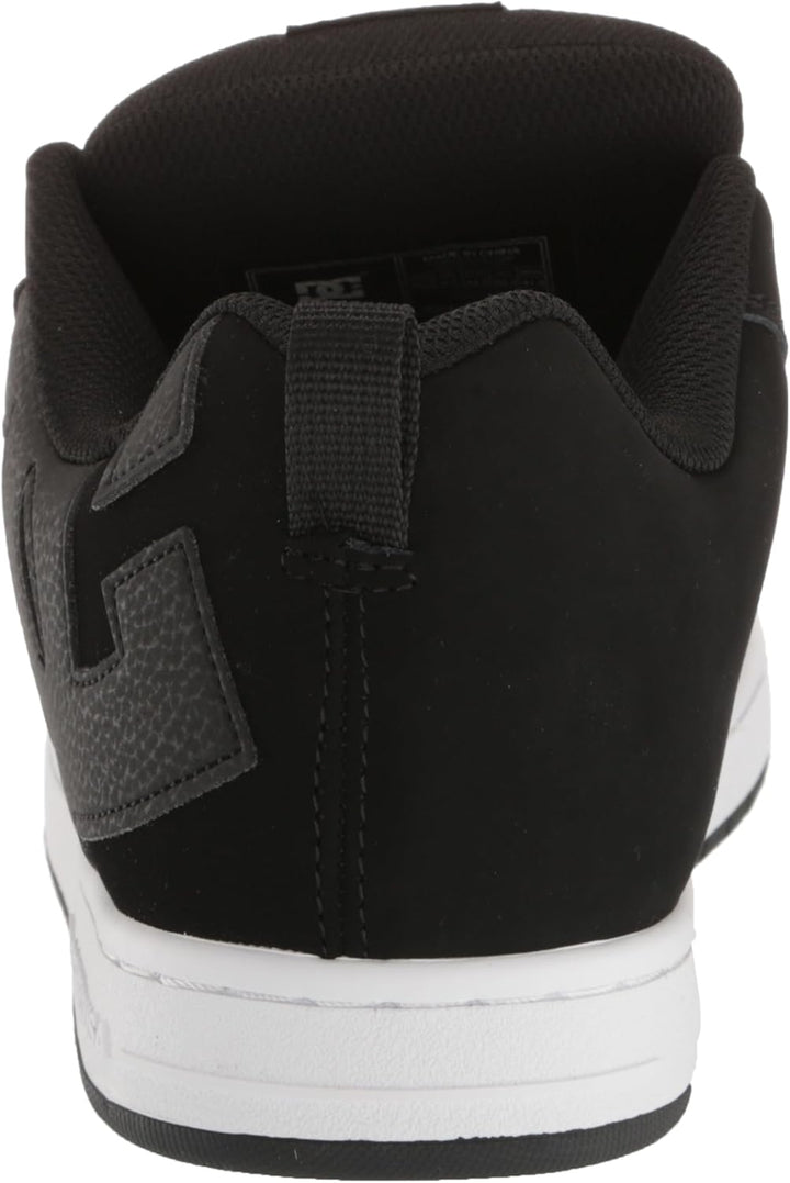 DC Unisex-Erwachsene Court Graffik Se Mens Shoe Sneaker, 44 EU Schwarz Schwarz Weiss