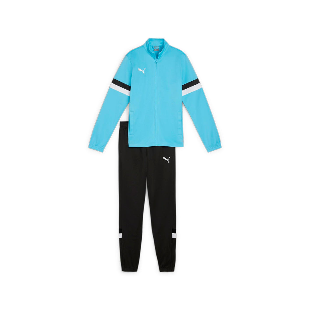 PUMA Jungen Individualrise Jr Trainingsanzug 176 Bright Aqua-PUMA Schwarz, 176 Bright Aqua-PUMA Schw