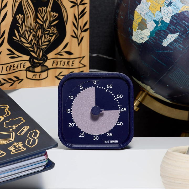 TIME TIMER MOD Home – Metallic Series – Individuelle Grösse, 60 Minuten visueller Countdown-Timer fü