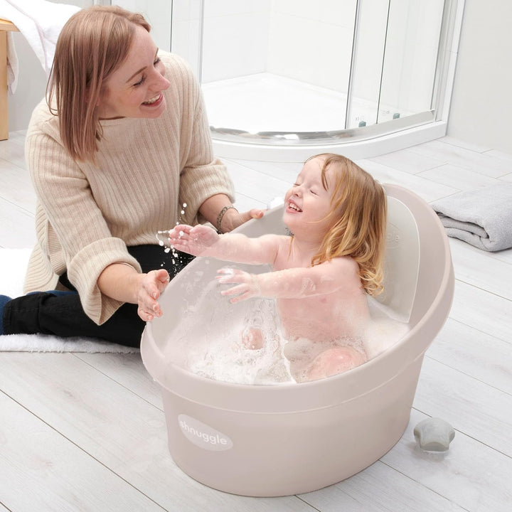 Shnuggle Kleinkind-Badewanne | Grössere Badewanne für grössere Kinder beim Baden | inklusive warmer