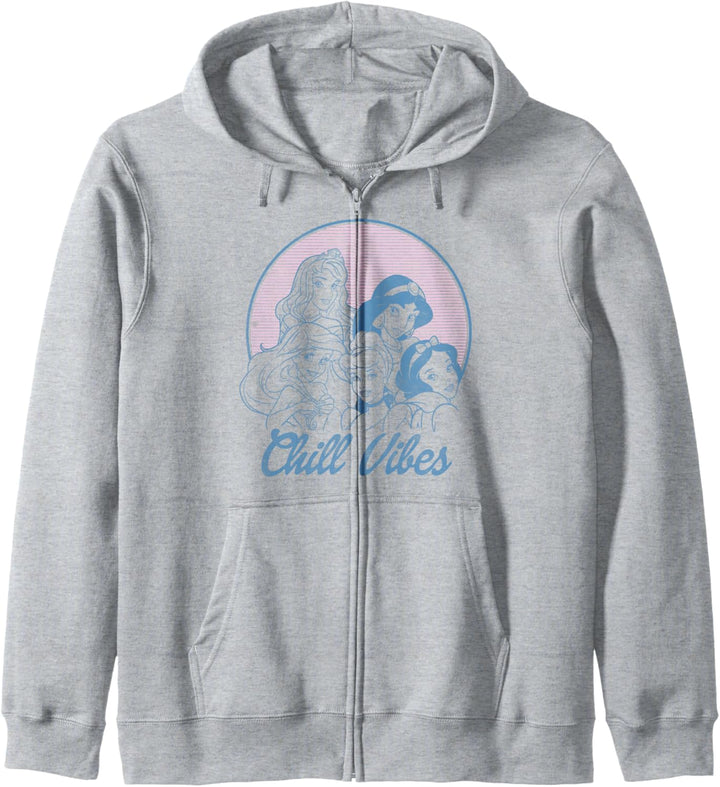 Disney Princess Retro Group Shot Chill Vibes Kapuzenjacke