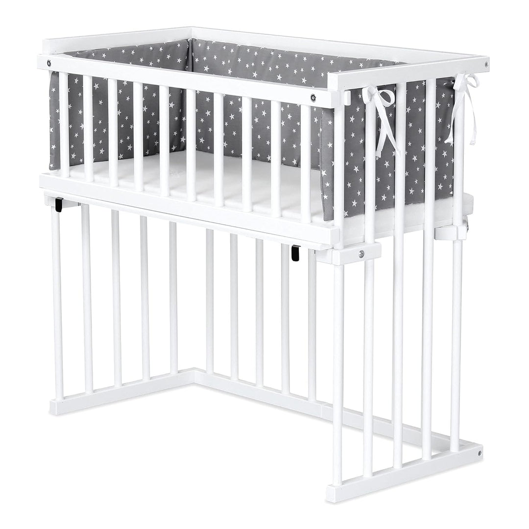 Dreamgood Beistellbett Stubenwagenverschluss weiss