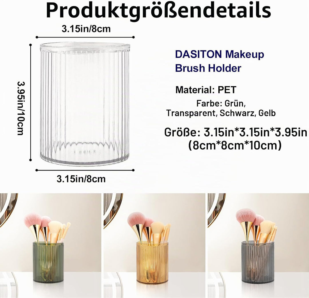DASITON Make Up Kosmetik Organizer, Acryl Make Up Pinsel Organizer Pinselhalter Kosmetik Aufbewahrun