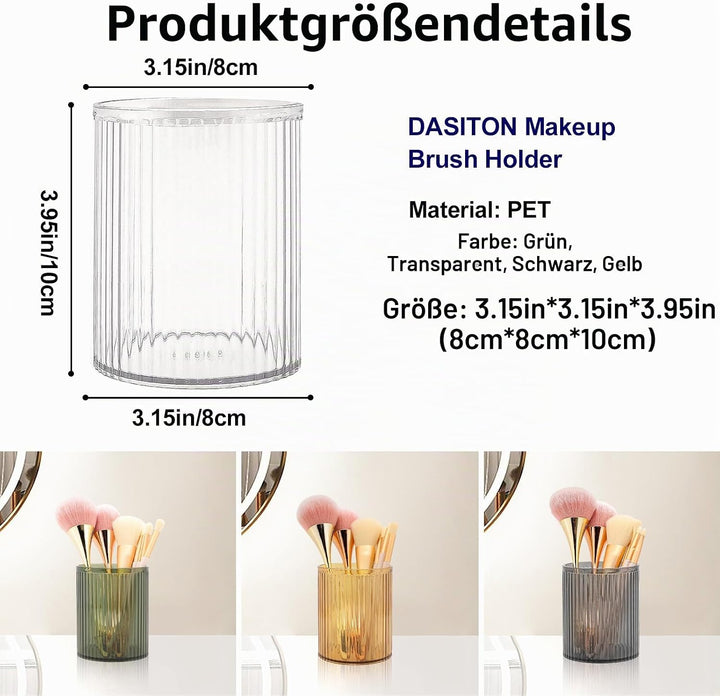 DASITON Make Up Kosmetik Organizer, Acryl Make Up Pinsel Organizer Pinselhalter Kosmetik Aufbewahrun