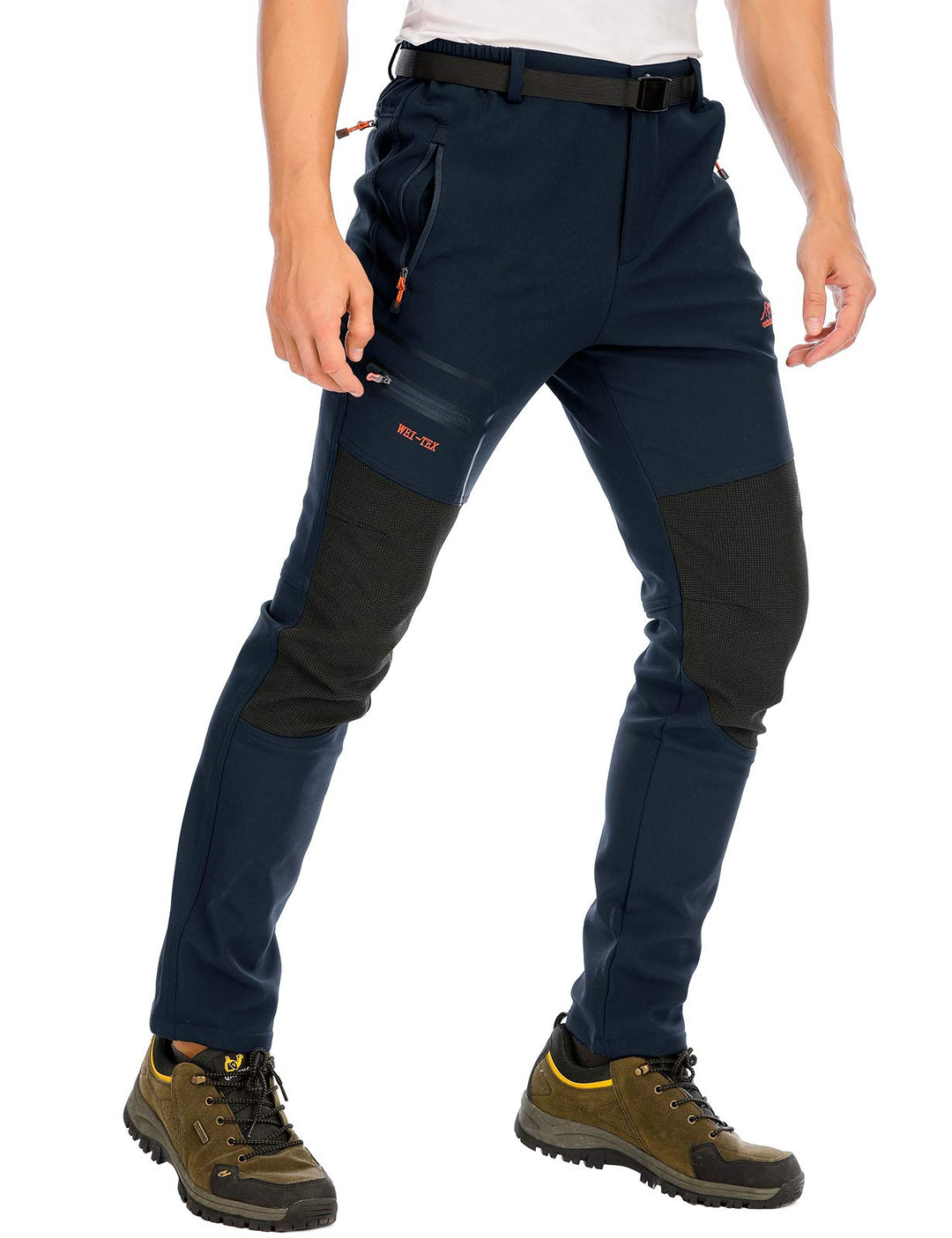 Herren Wanderhose Skihose Wasserdicht Softshellhose Winddicht Winter Outdoorhose Snowboardhose Warm