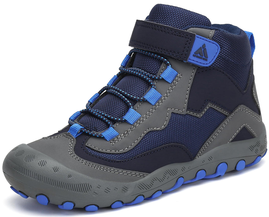 Mishansha Kinder Wanderschuhe Trekking Wanderstiefel Outdoor Trekkingschuhe 29 EU Stahlblau, 29 EU S