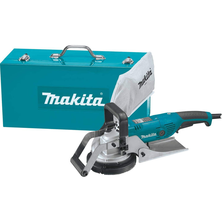 Makita PC5001C Betonschleifer 125 mm Ø, Schwarz, Blau Nur Werkzeug, Nur Werkzeug