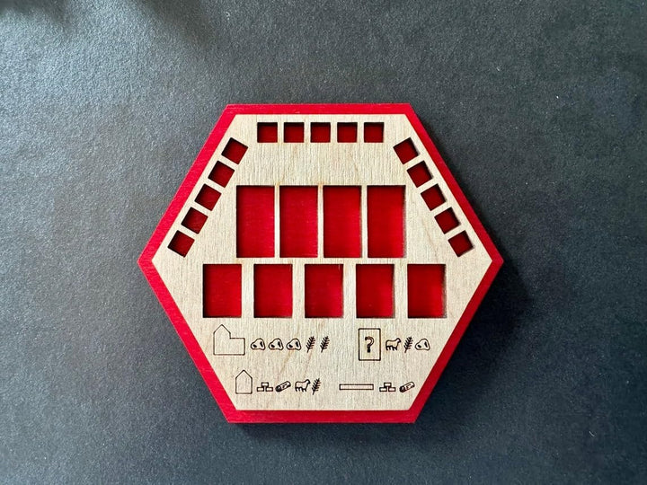 Spielsteinhalter für Spielfiguren von Brettspielen aus Holz inkl. Erweiterung 4-Spieler, 4-Spieler