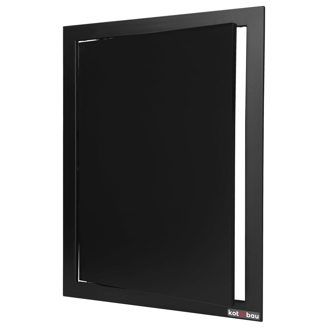 KOTARBAU® Revisionstür 30x40 cm Revisionsklappe Trockenbau Schwarz Kunststoff Wartungsklappe Revisio