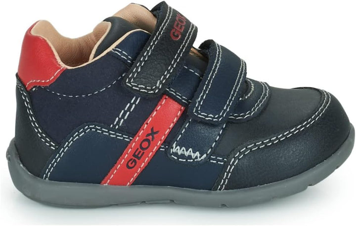 Geox Jungen B Elthan Boy A Erste Schritte 18 EU Navy Red, 18 EU Navy Red