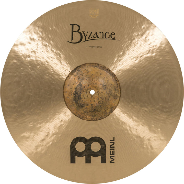 Meinl Cymbals Byzance Traditional Polyphonic Ride 21 Zoll (Video) Schlagzeug Becken (53,34cm) B20 Br