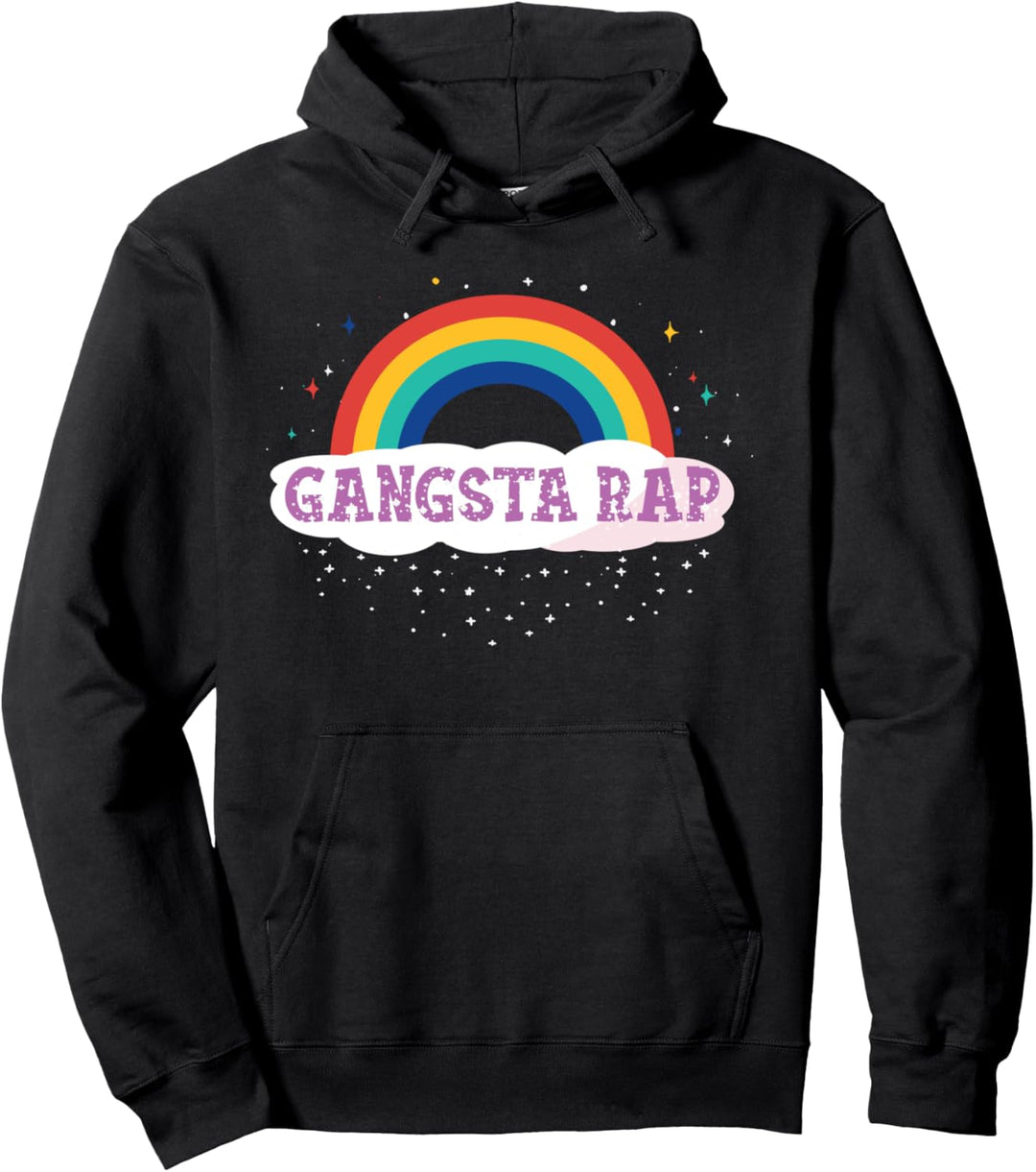 Gangsta Rap Regenbogen Outfit Art für Gangster Rapper Pullover Hoodie