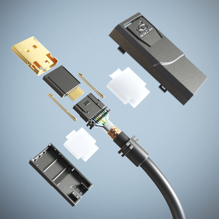 KabelDirekt – DisplayPort auf DVI Adapter Kabel – 2x 2 m (Kabel mit störungsfester Schirmung für Gra