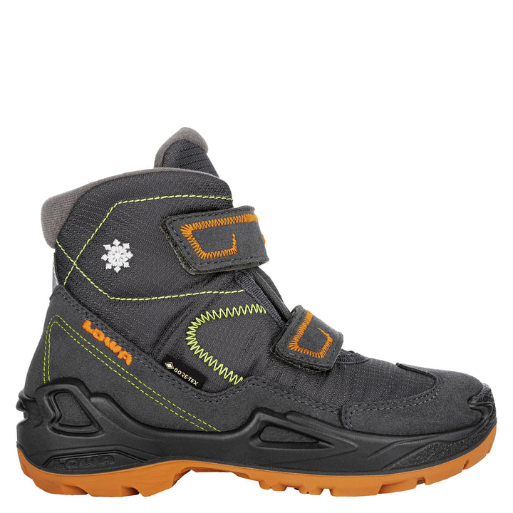 LOWA Stiefel mittel MILO GTX MID [2024] 28 EU Anthrazit Flame, 28 EU Anthrazit Flame