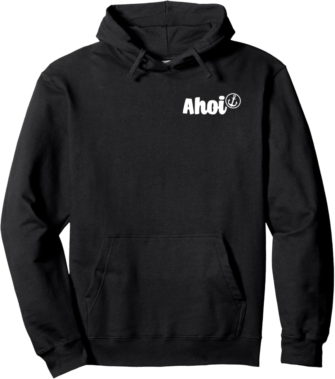 AHOI mit Anker - Maritimes Geschenk Kapitän Pullover Hoodie