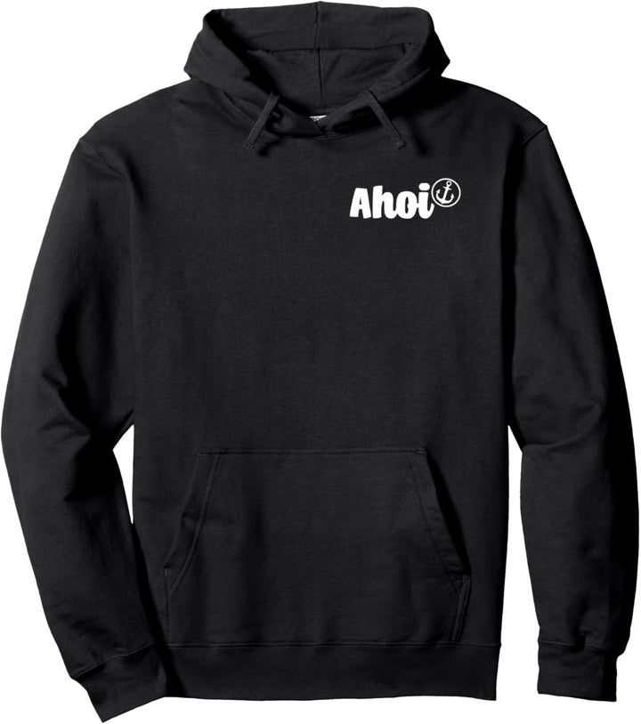 AHOI mit Anker - Maritimes Geschenk Kapitän Pullover Hoodie