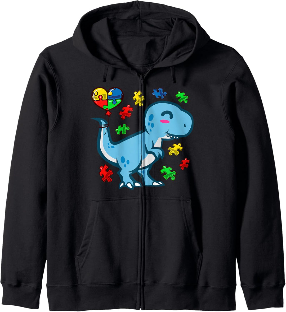 Autismus-Bewusstsein, T-Rex Tyrannosaurus Rex Dinosaurier Kapuzenjacke