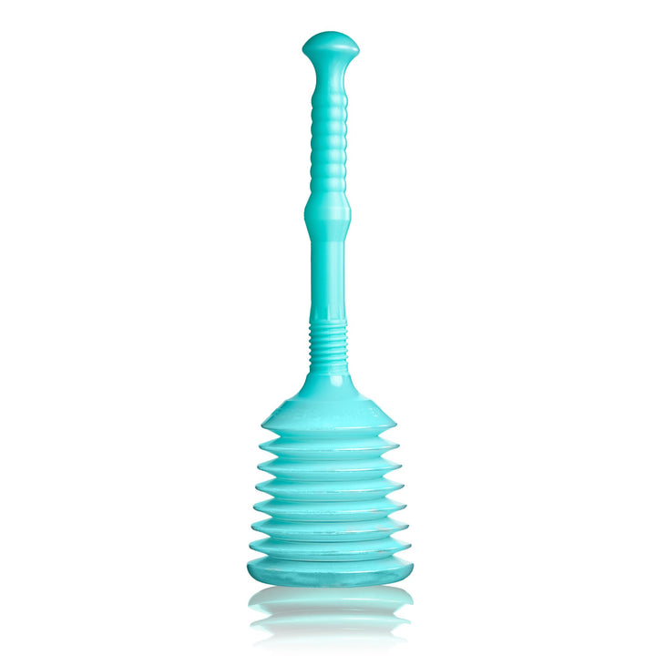 TURBO PRODUKTE Turbo Stampfer Eisblau - Pömpel rohrfrei - Saugglocke für Toilette, Waschbecken, Dusc