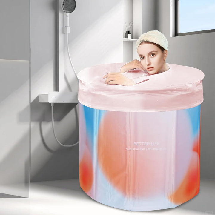Sinbide Badewanne Faltbare Badewanne für Erwachsene Tragbare faltbare Kinderbadewanne Geeignet für S