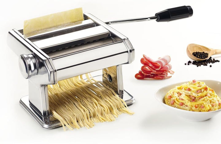 Metaltex 3 in 1 Pasta Maschine Maker Edelstahl Tischklemme