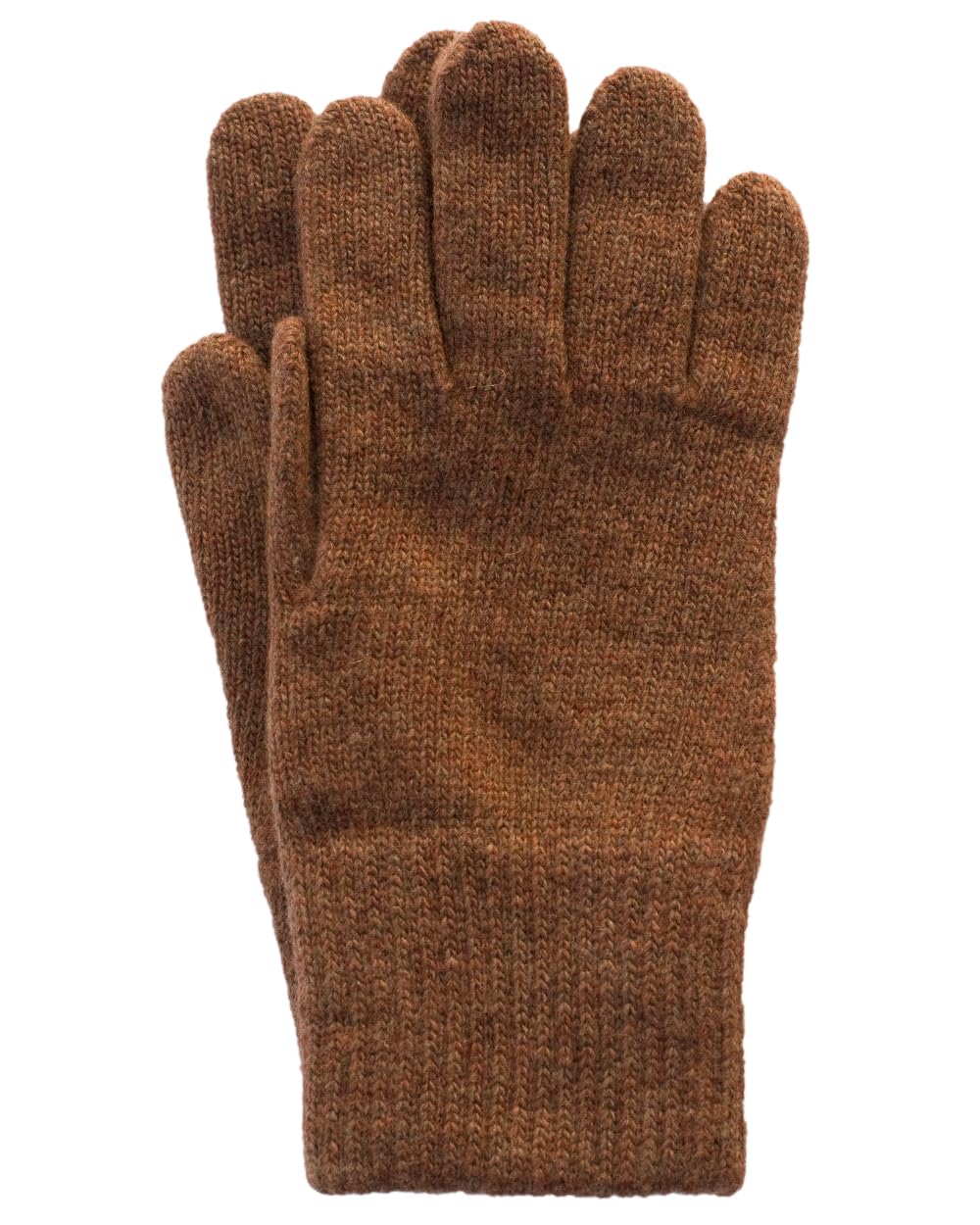 FosterNatur, Merino Damen Wollhandschuhe/Fingerhandschuhe, 100% Wolle Merino extrafein 6,5 Hazelnut,